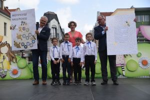 Piknik na kluczborskim rynku z udziałem wszystkich przedszkolaków Gminy Kluczbork