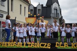 Piknik na kluczborskim rynku z udziałem wszystkich przedszkolaków Gminy Kluczbork